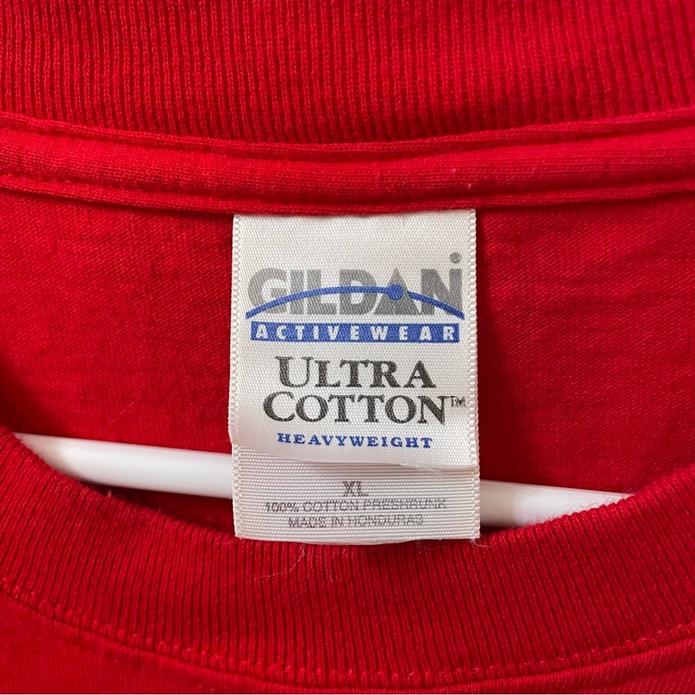 Gildan Jesus Christ passion of the lord crucification shirt red xl - Picture 3 of 4